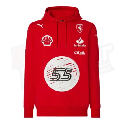 Scuderia Ferrari Carlos Sainz Puma hooded sweatshirt - Joshua Vides