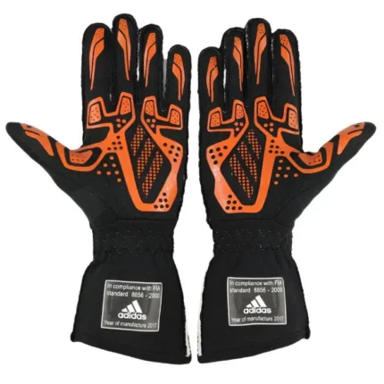 2017 Fernando Alonso McLaren Honda Adidas F1 Gloves