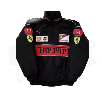 Ferrari F1 Vintage Racing Embroidered Jacket