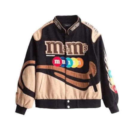 M&M Vintage Brown Printed Jacket - Classic Racing Apparel